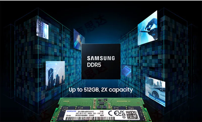 Samsung DDR5 32GB/16GB 4800mhz RAM for Laptop Memory Upgrade