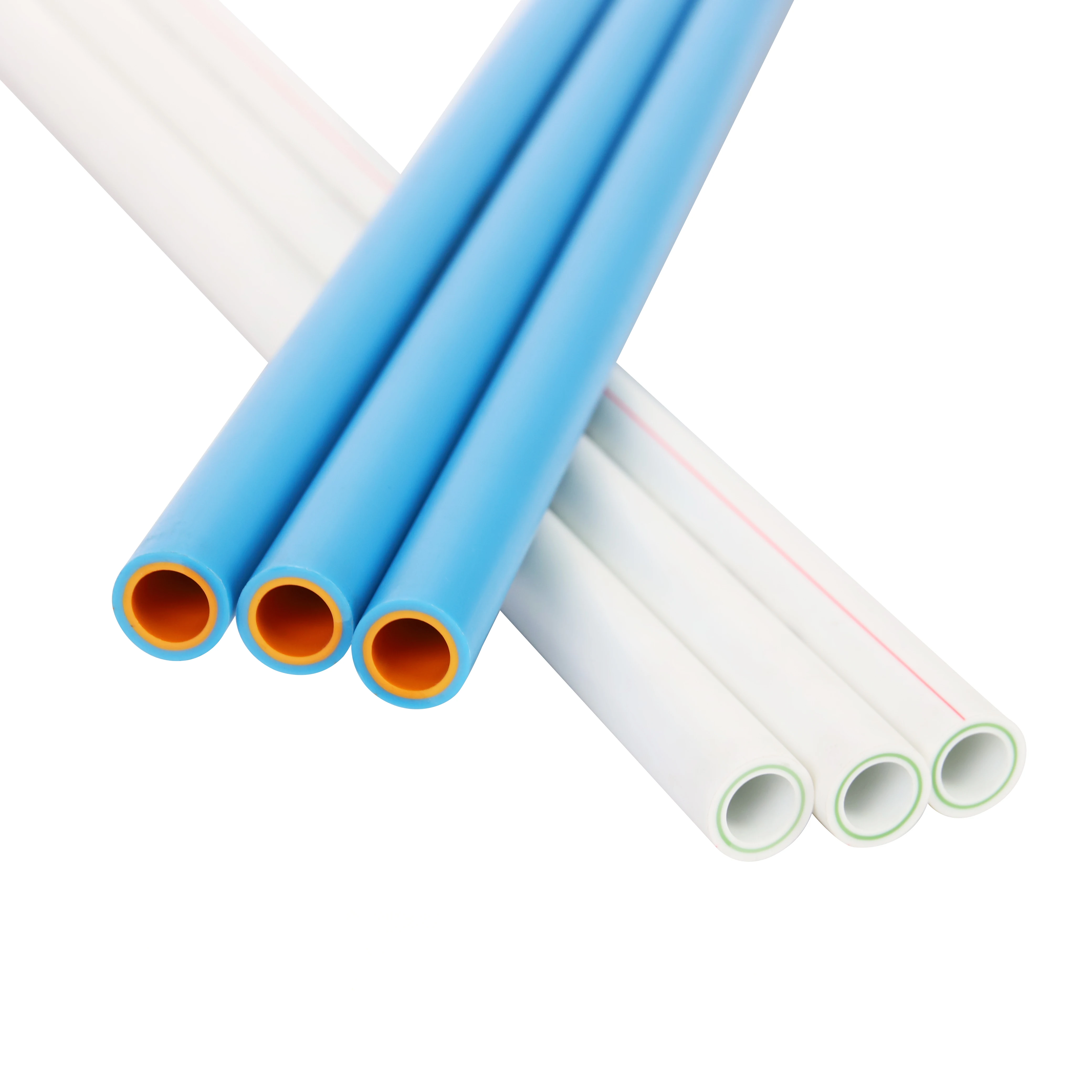 Hot Sale Glass Fiber 80 Ppr Pipes for Hot Water Supply Solar Water Heater  Heat Resistance Insulation