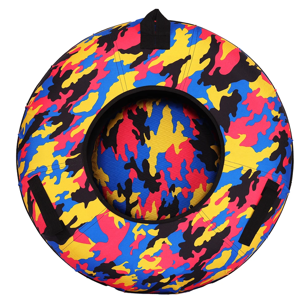 2023 Heavy Duty Inflatable Snow Tube Hard Bottom Sledge Sled With