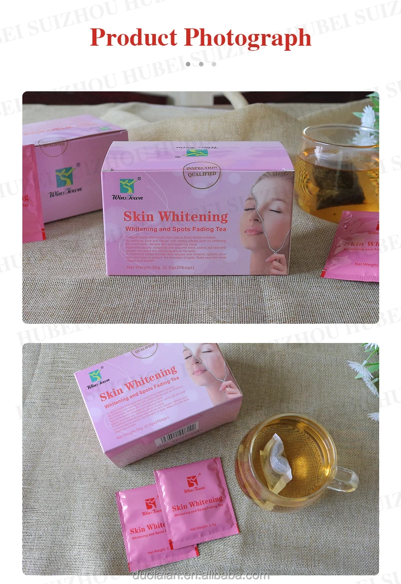 Custom Skin Whitening And Spots Fading Tea Beauty Detox Herbal Organic