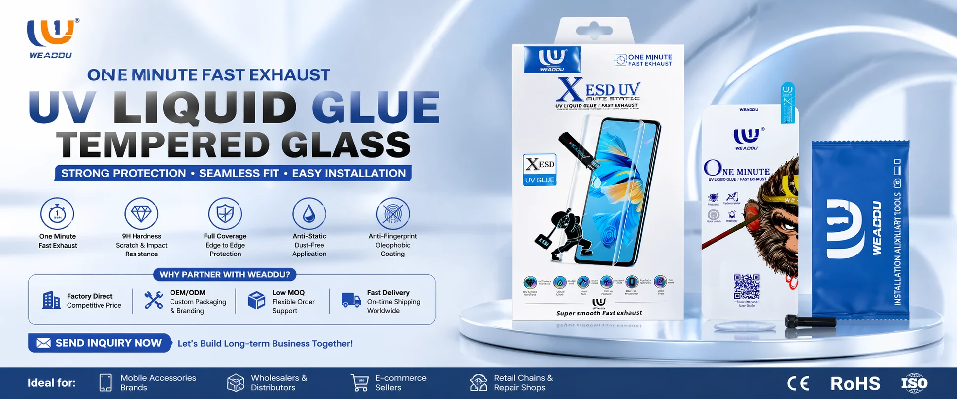 New Full glue tempered glass