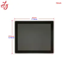 19 Inch Game Monitor 3M PCAP Touch Screen For WMS 550 Life Luxury POG Gold T340 Fox340s Monitor