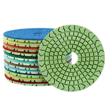 Direct Selling 3mm Thick Diamond Polishing Pads Doble Action Concrete Polisher for Wet Polishing OEM Customized Support