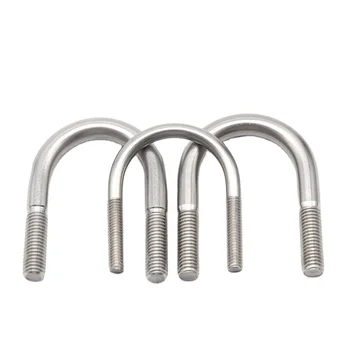 China Manufacturing Galvanized U Bolt Auto Part Trailer U-bolt Nut High Quality 304/316 High Strength Stainless Steel U Bolt