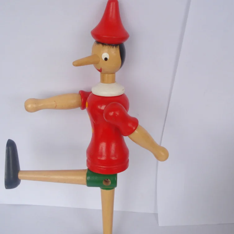 Pinocchio en bois jouet en bois long nez marionnette Yo-Yo - Chine