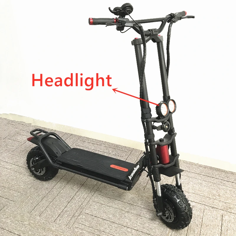 product new image original head light for kickscooter headlight wolf king electric scooter front light replacements-9