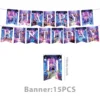 Flag pull 15pcs-demon hunting girls group
