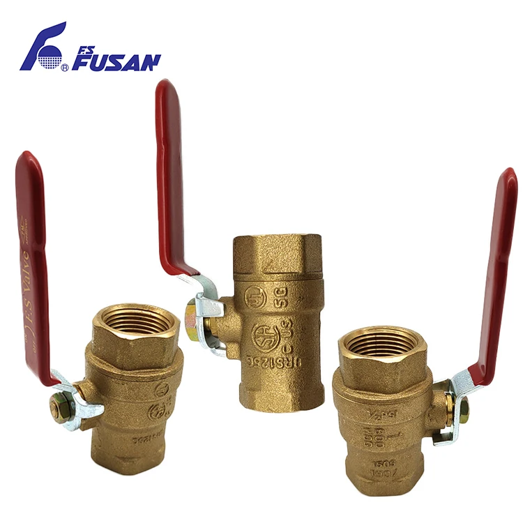 Ball valve lead free full port female threaded connections water control forged dn25 1 inch brass ba