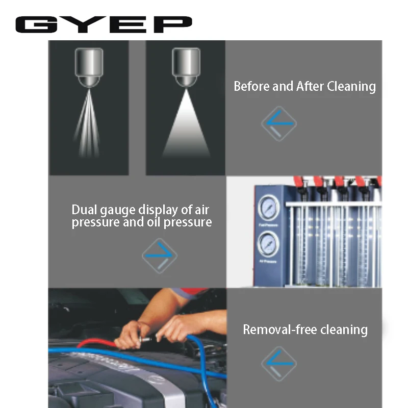 Высокое качество CNC-603A инжектор очиститель бензин автомобильный диагностический ультразвуковой высокого давления