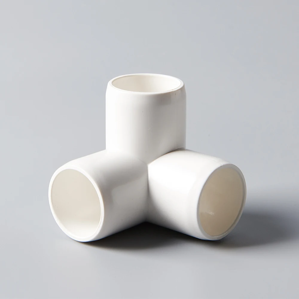 Pipe Connectors and Joints ASTM D1785/2466 Pvc 3 Three Way Elbow Tees in One Inch