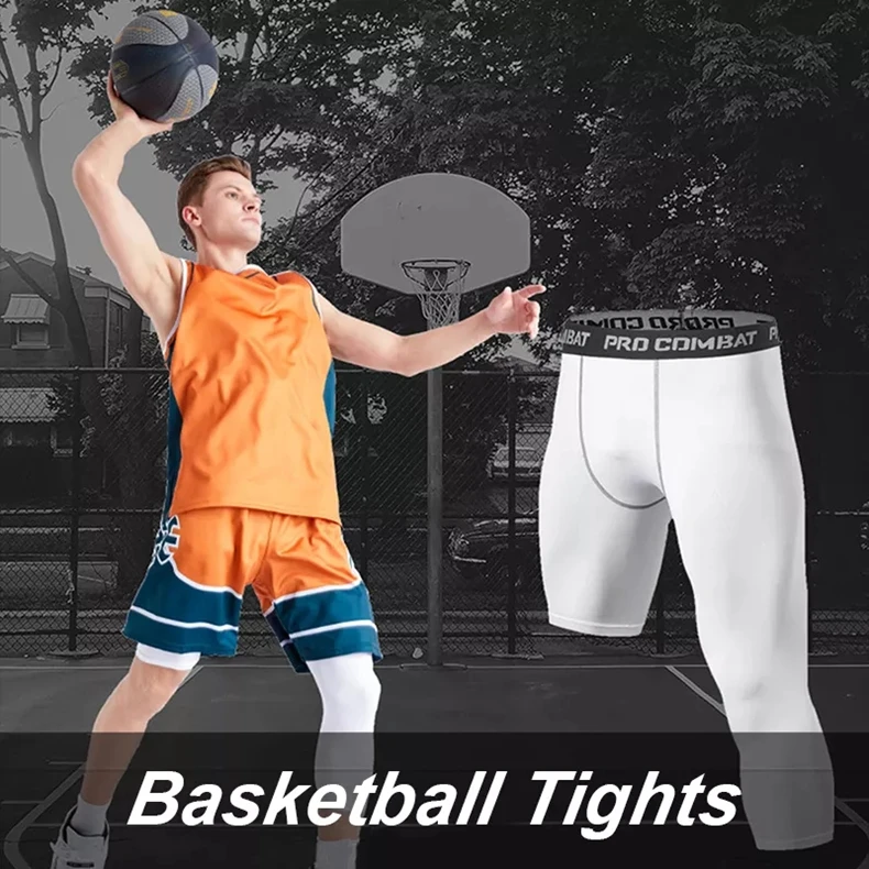 Mens basketball tights best sale