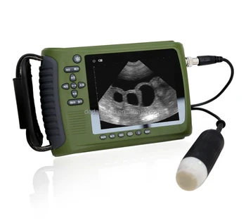 Factory Direct Supplier DMSU04 Hospital Equipment Veterinary Handheld Ultrasound Scanner with 5 TFT-LCD