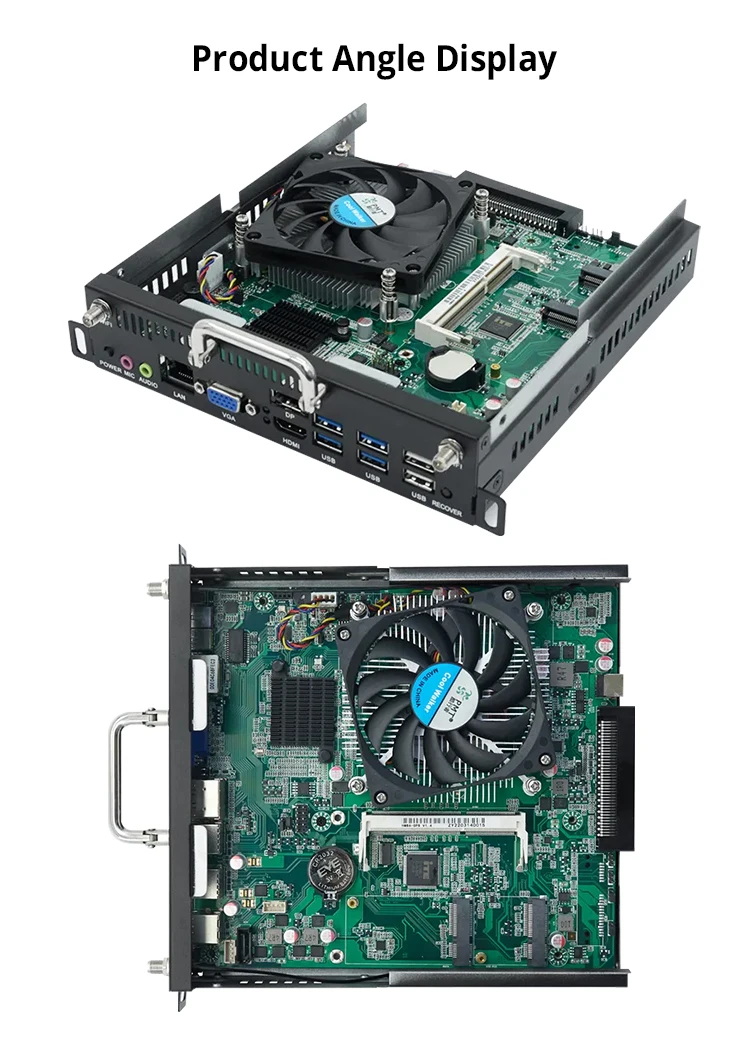 New Pc X86 Fanless 4k Mini Industrial Ops Slot Pc Computer Core I3 With ...