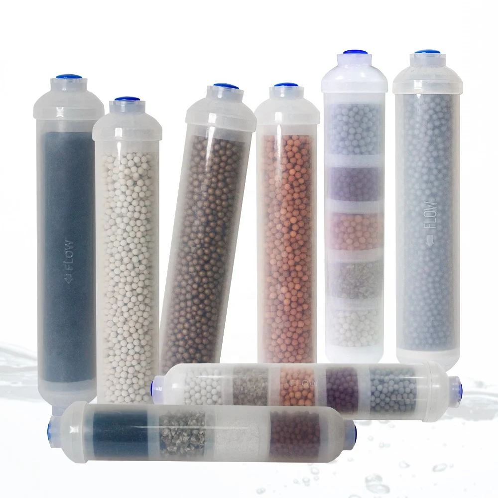 Post Transparent Far Infrared Mineral Ball Maifan Stone 10 Inch Alkaline Mineral Water Filter Cartridge 4 in 1