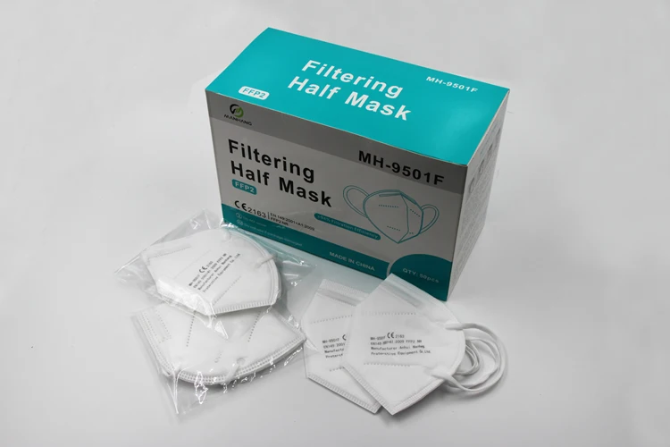 China factory manufacturer face mask EN149 Half Face Respirator 3D Filtering Half FFP2 Mask with 94% Filtration Efficiency - KingCare | KingCare.net