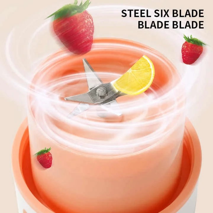 New Simple Design Juicing Cup Portable Juicer Rechargeable Small Juice Cup Students Home Multi-function Juice Machine 5