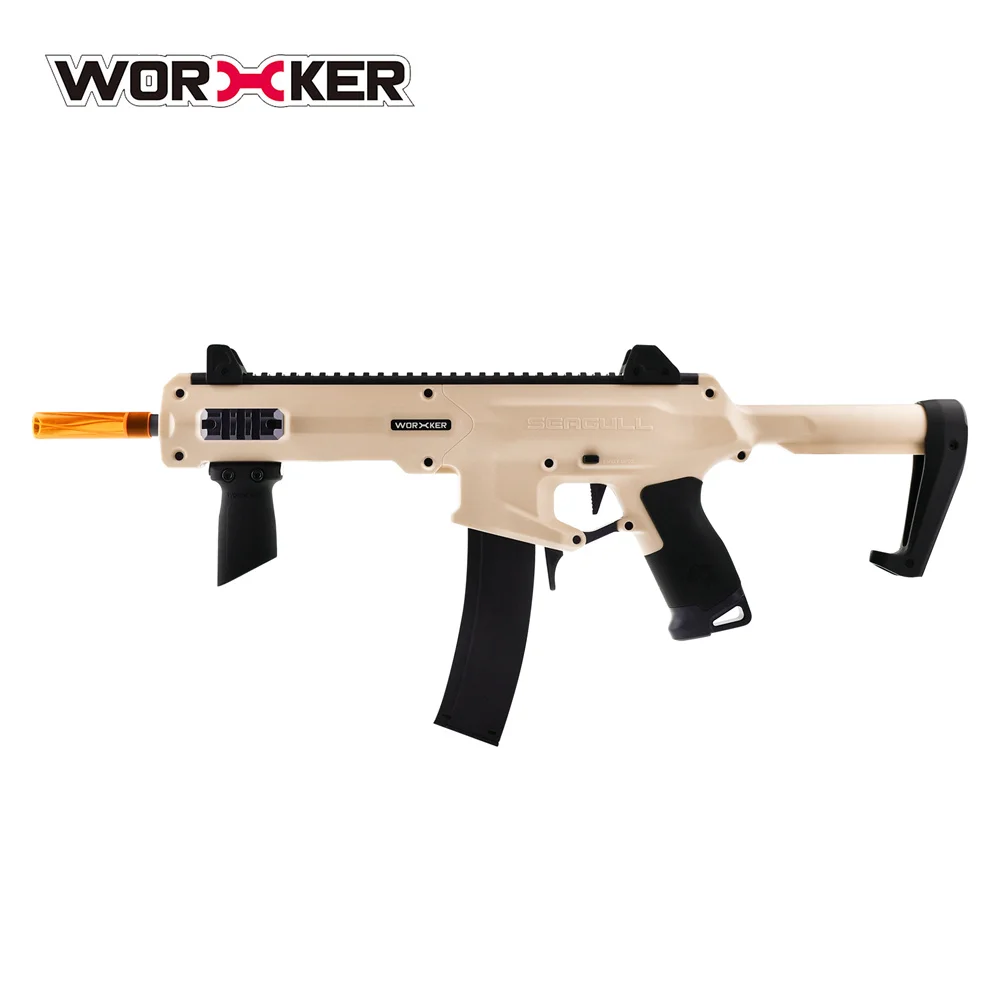 Worker Mod Soft Bullet Gun with Foam Dart Seagull Worker Seagull Blaster Popular Toys Worker Foam Blaster 150-200 FPS