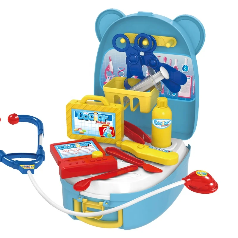 
 Экологичная детская развивающая игрушка, портативный рюкзак, медицинский набор, ролевые игрушки для детей  