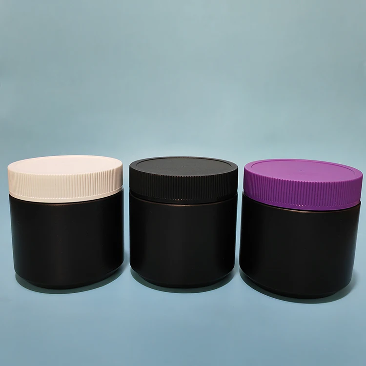 High Quality Reusable Pet Screen Printed Plastic Milk Protein Powder Container With Screw Cap
