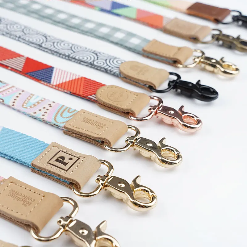 Personalized Leather Lanyards Custom Logo Polyester Lanyards With High ...