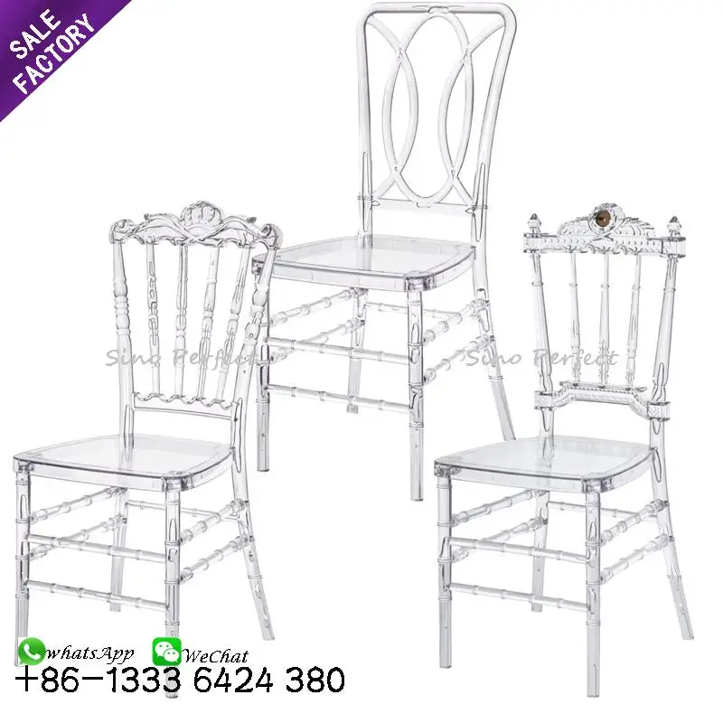 Round Back White Plastic Polycarbonate Resin French Louis Chair Event  Rental Chair for Wedding - China PC Tiffany Chair, Clear Napoleon Chair