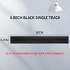 UNA PISTA SENCILLA NEGRA DE 80 CM