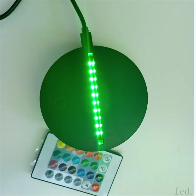 Pumpkin Lamp Table Lamp Crack Base Night Lights 3d Illusion Halloween Indoor Decoration Kids Gift