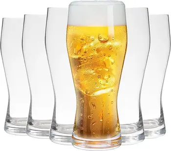 Men's Classic 500ml Pilsner IPA Craft Beer Glassware Solid Transparent Beer Can Style Handcrafted Glass Cup-Beer Gift