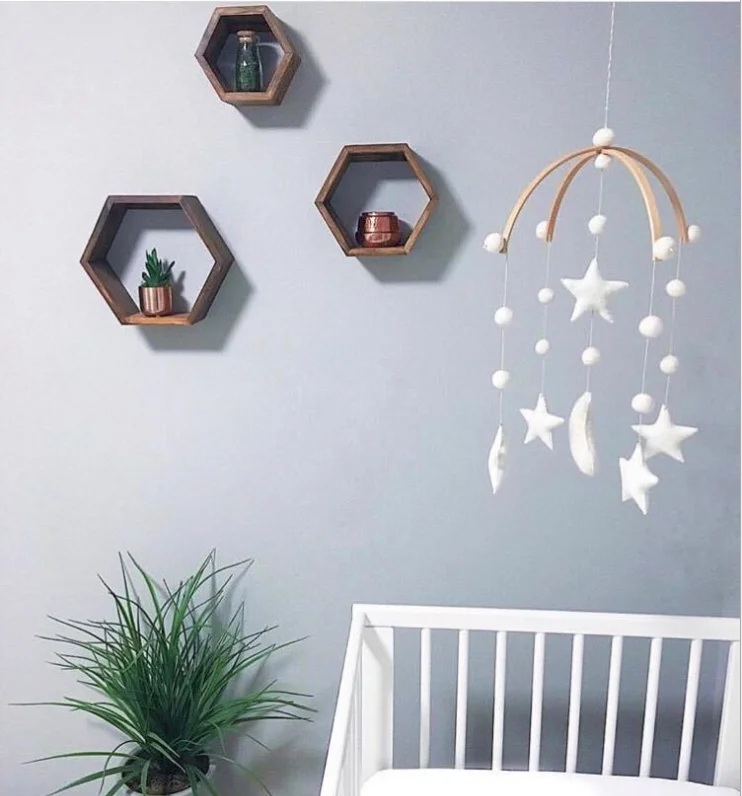 customized shapes baby nursery mobile crib toys musical