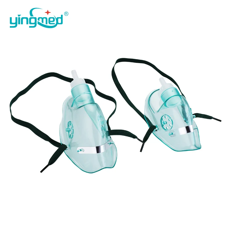 China Supplier Good Quality Simple Oxygen Masks with Connecting Tube
