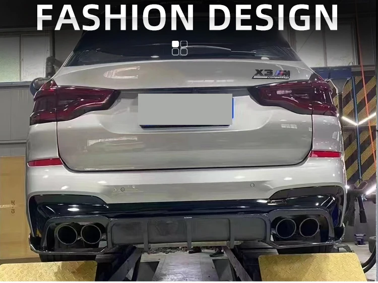X4m Rear End X3M Carbon Fiber Rear Lip for X4M - Enhance Style & Performance