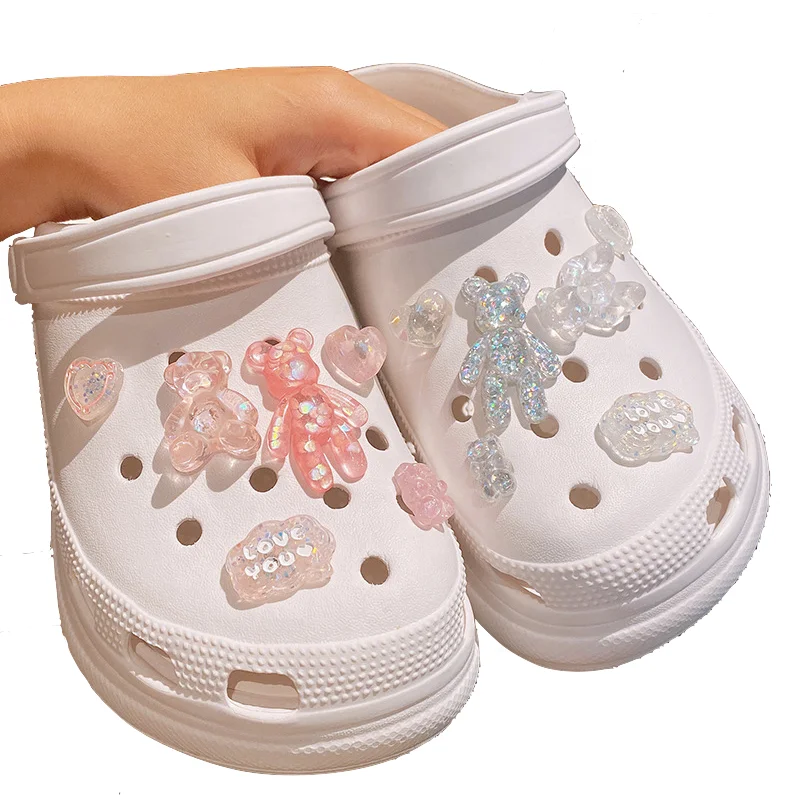 21 Pcs Shoe Charms for Crocs Bling Purse Beautiful Ladies Bear Set 63266
