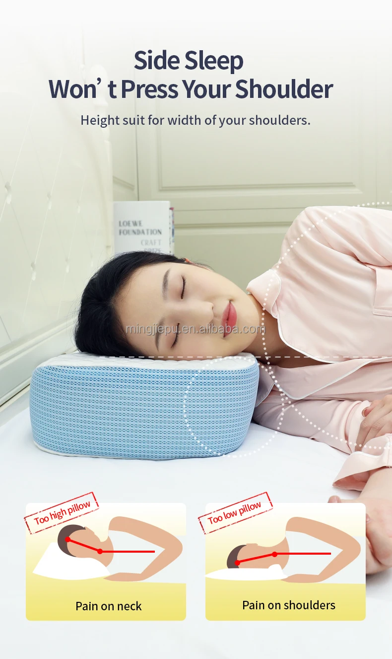 Ergonomics 2layers Adjustable Comfort Nontoxic Memory Foam Amazon Hotselling Pillow Buy