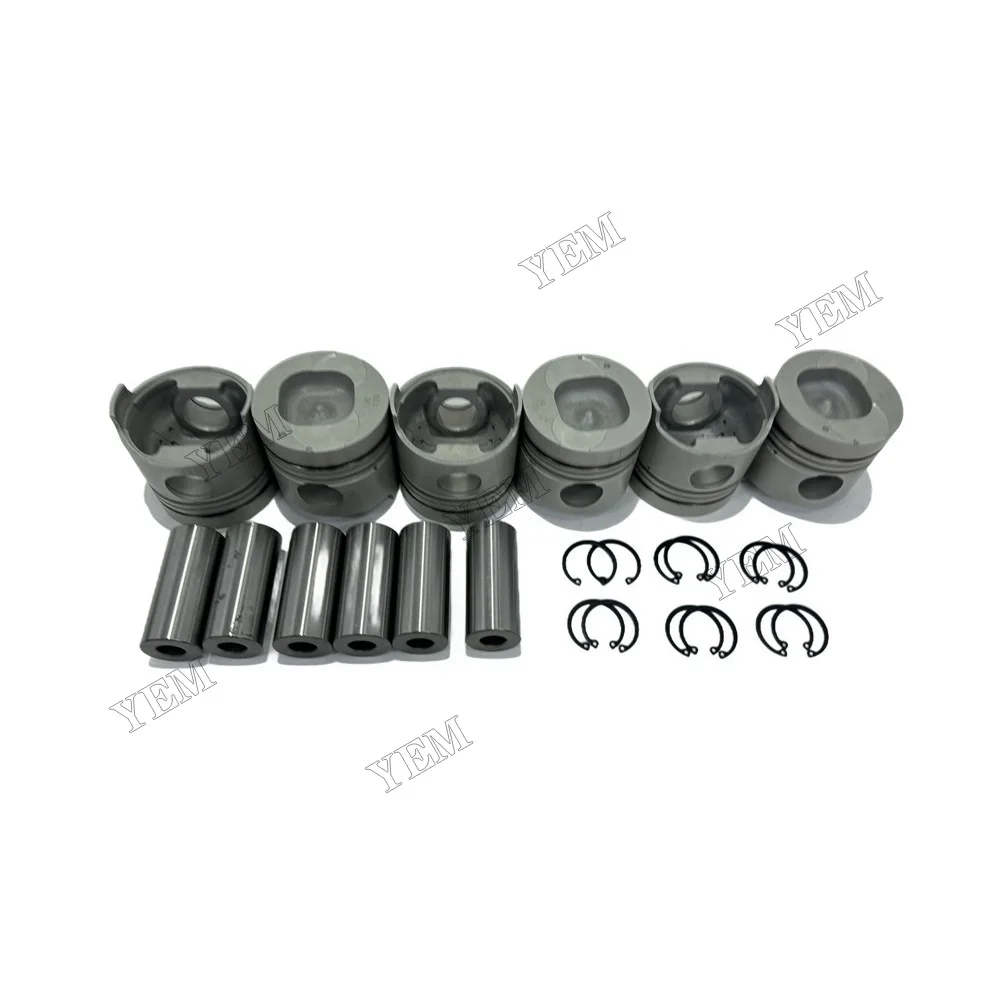 Piston Kit Compatible for Isuzu 6BD1 Replacement Engine Parts China Manufacturer 6