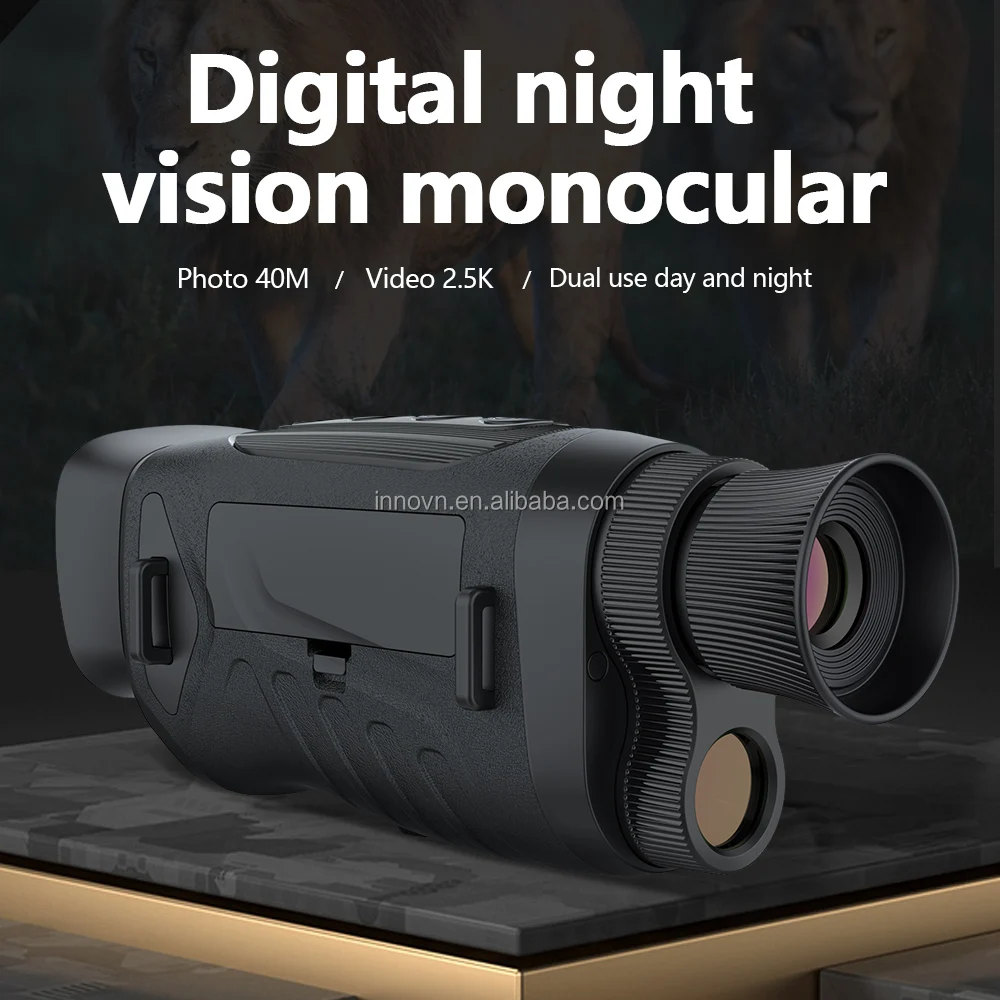 DT19 Night Vision Monocular 2inch Screen 2.5K video 8X Digital Zoom night  vision goggles IR 300m night vision scope for hunting| Alibaba.com