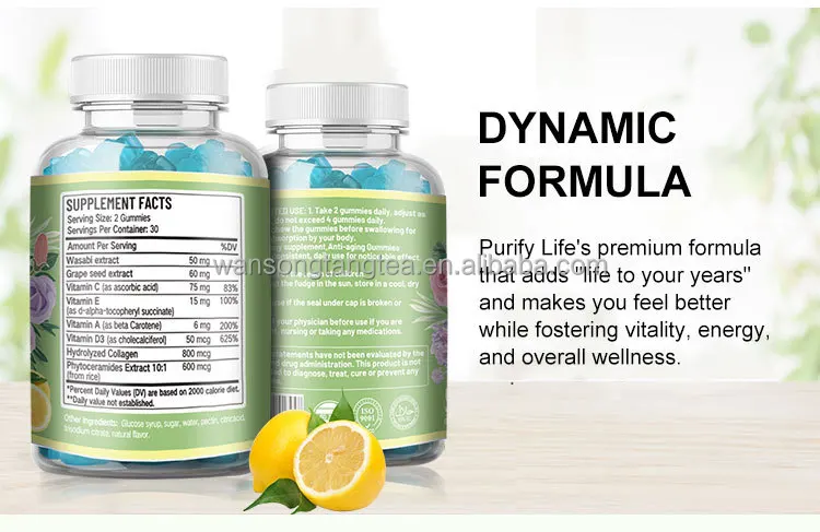 Winstown Daynee Anti Aging Gummies 3g* 60 Pcs/bottle Anti Aging Gummies Supplements Anti Aging Gummies