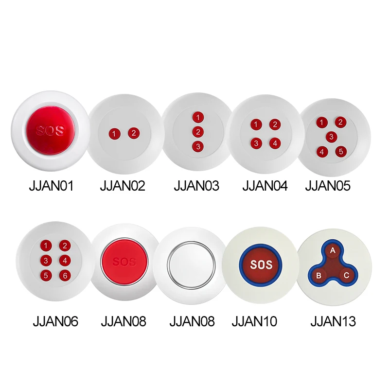 SOS Security  Emergency Alarm Shell Wall Doorbell Button Kid Elderly Call for Help  Alarm System Security Fire Alarm