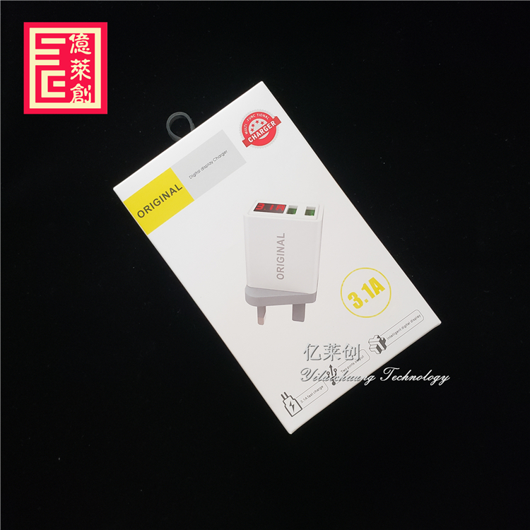 Африканская Лидер продаж быстрое зарядное устройство с 2 Usb-портами 5 В 3 1 А двойное настенное со светодиодным дисплеем для телефона Infinix /Oraimo адаптер путешествий вилкой Стандарта