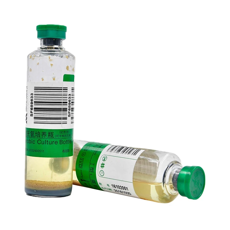 Anaerobic And Aerobic Blood Culture Bottle Medical Microbes Analyzer ...