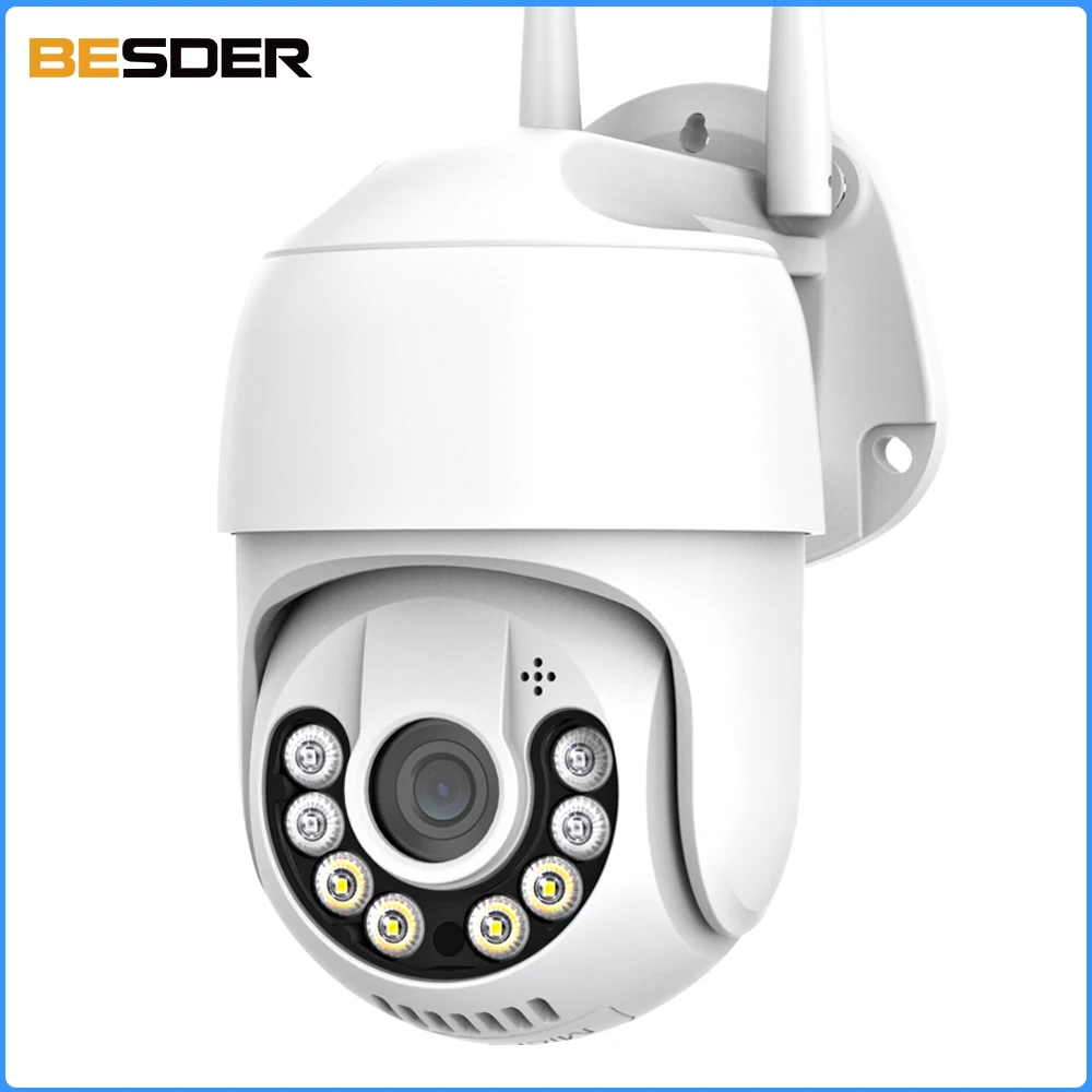 BESDER Wireless Security Camera Outdoor Wifi IP 2MP Night Vision Waterproof Smart Motion Tracking Mini Camera CCTV