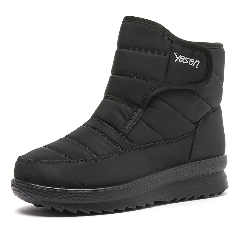 Botas De Nieve Con Tacón Con Cuña De Felpa Para Mujer,Zapatos De Tacón Alto  Sin Cordones,A La Moda,2021 - Buy Botas De Nieve,Las Mujeres Botas De Nieve, Botas De Piel 2021 Product on