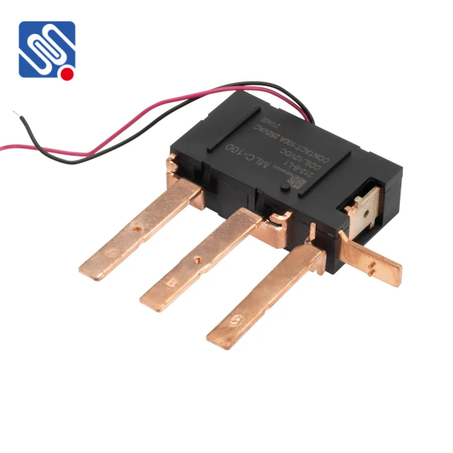Meishuo MLC-100-212-B-L1 12V 100A 250VAC NC High Power Magnetic Latching Relay Miniature Electromagnetic Relay