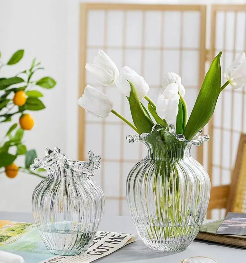 Ins Nordic Minimalist Home Table Decoration Glass Vase For Flowers ...