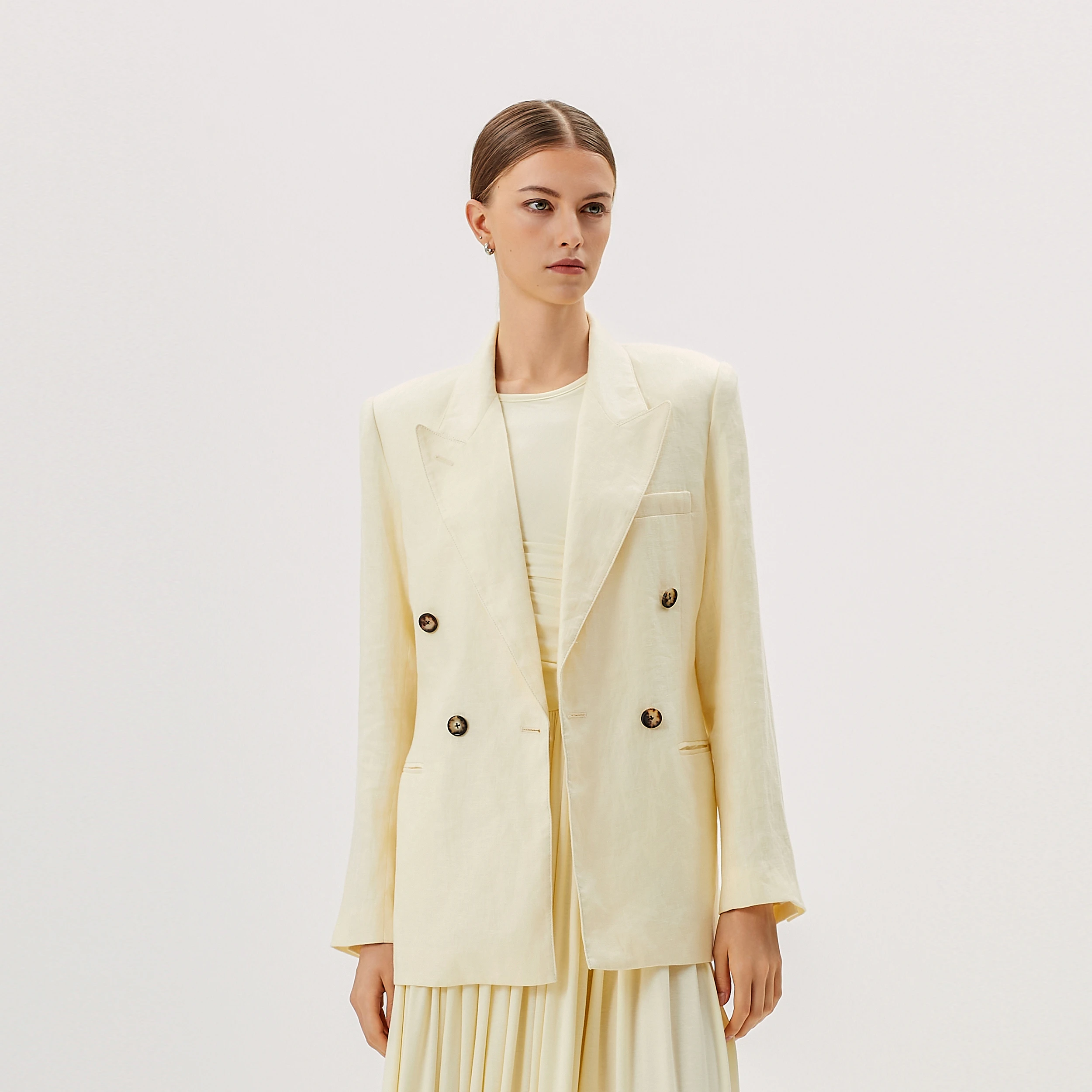 Custom Oversized Long Women'S Office Formal Suit Jackets Fashion