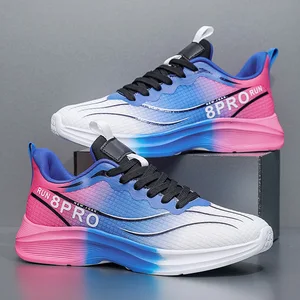 Large Size 50 Men Teenagers Soft Soles Mesh Surface Breathable Lightweight Running Shoes Light Custom logo Sports Shoes