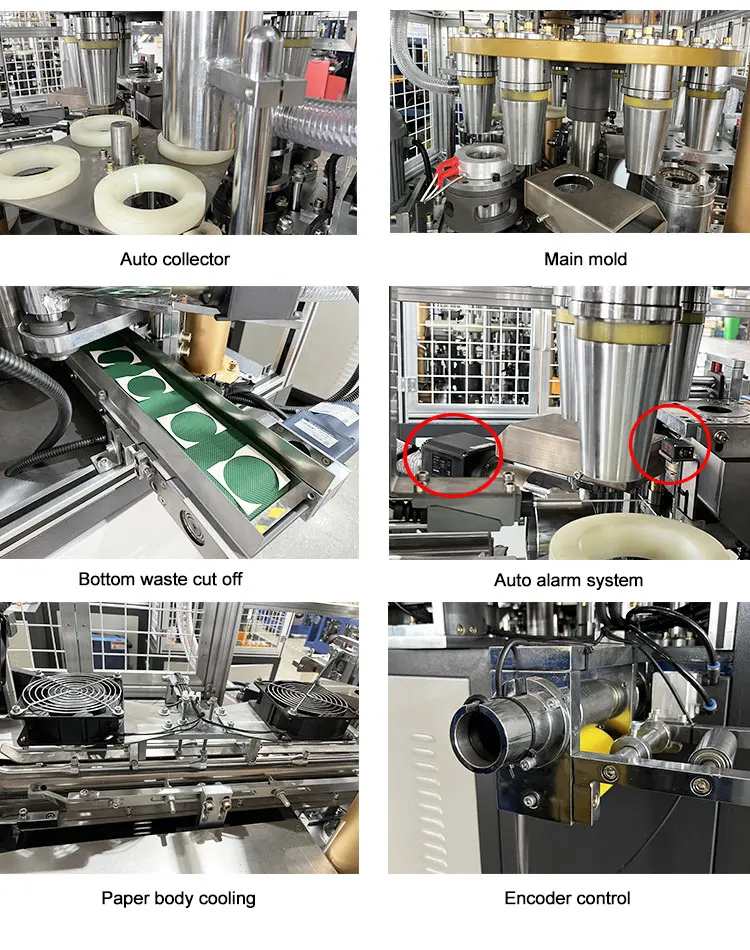 High Speed Automatic Paper Cup Making Machine Fully Complete Carton Cup Machine Disposable Coffee Paper Cup Machine MB-C12