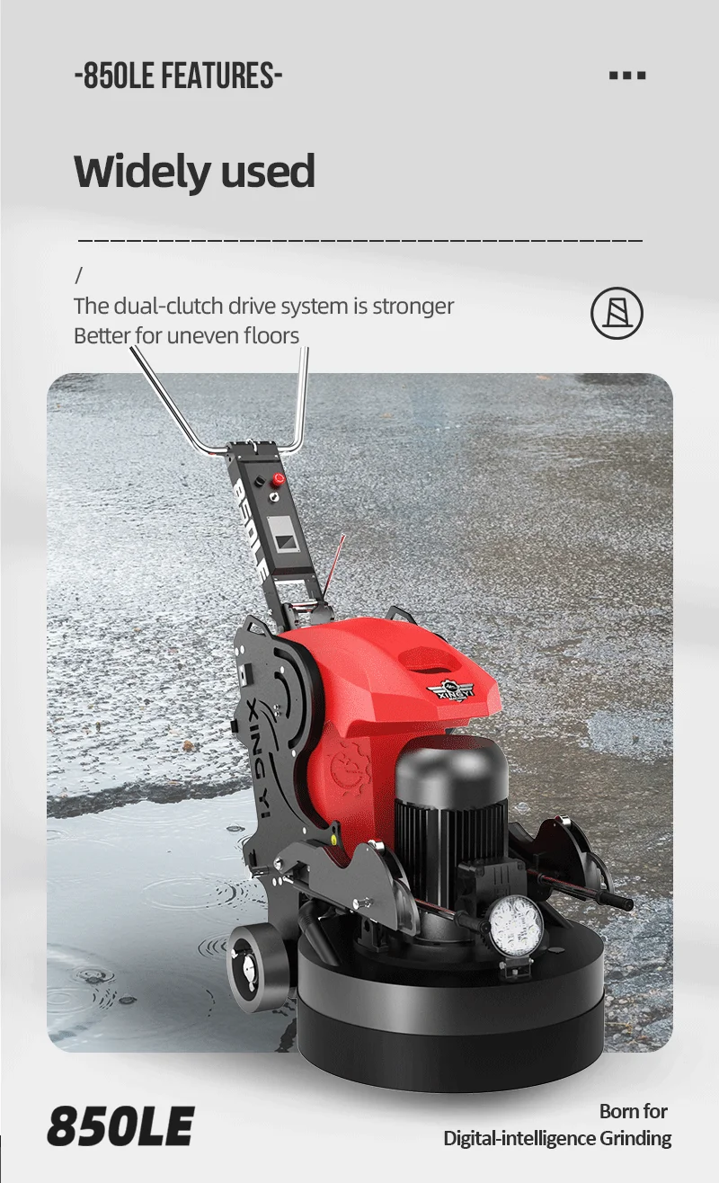 Xingyi 850le Remote Control Terrazzo Concrete Stone Floor Grinding