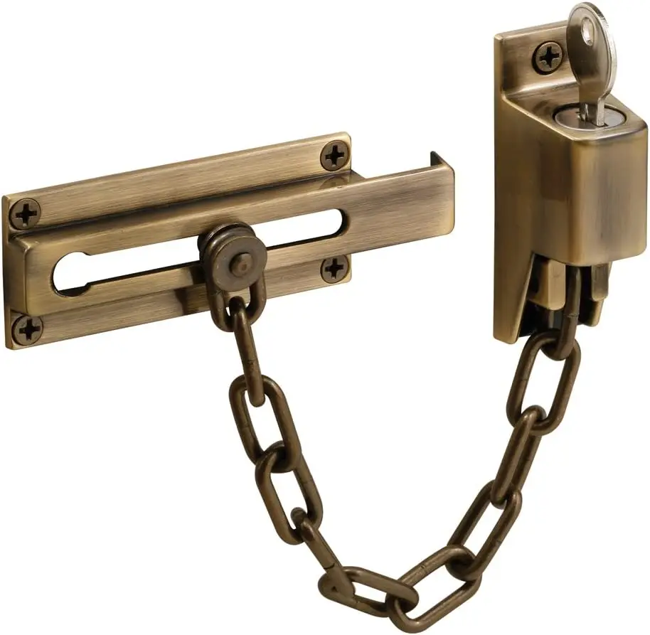 Купить защиту цепи. Chain Lock. Keyed Chain Door Guard. Lock for Chains. Ключ на Прайм.