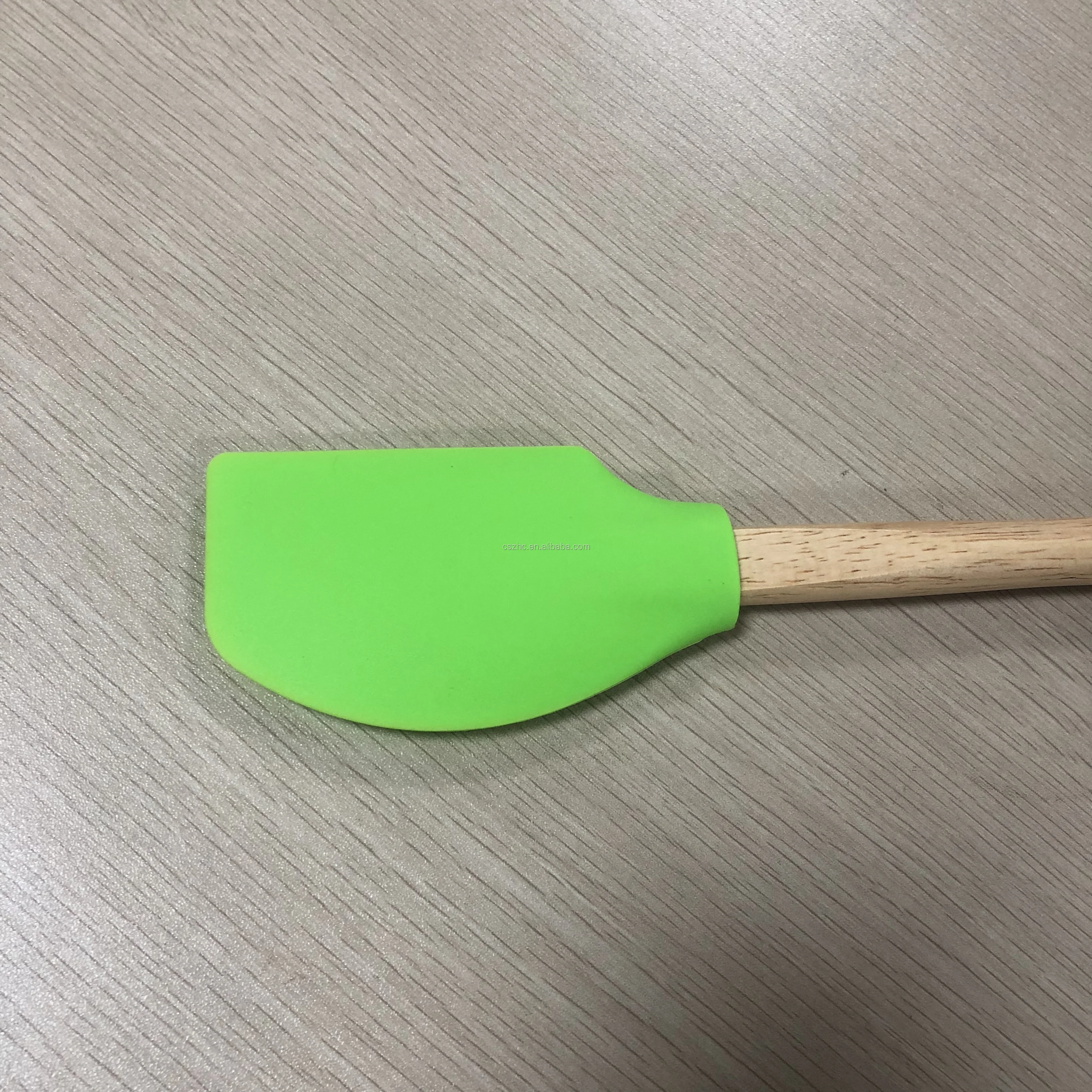 Nonstick Silicone And Wood Handle Spatulas,Kitchen Cooking Silicon