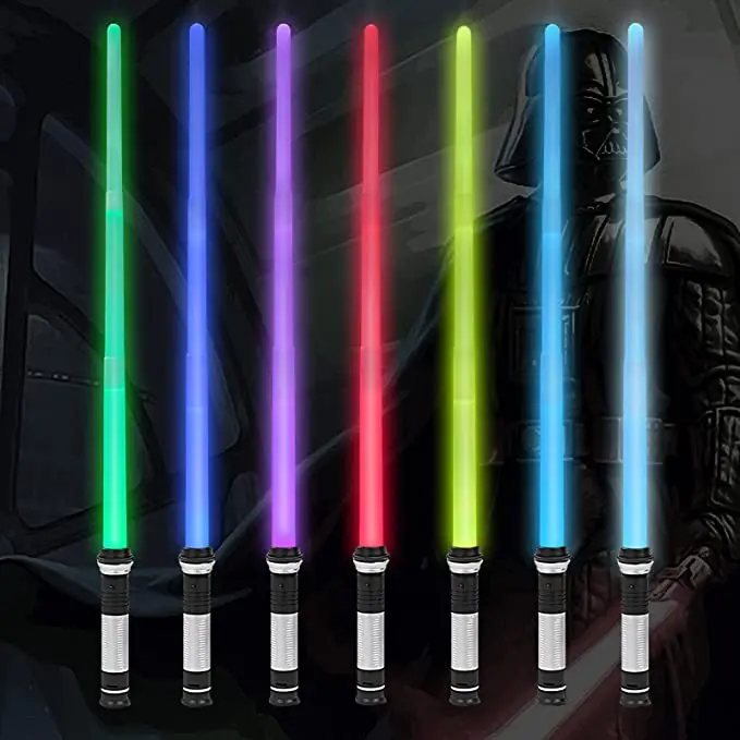 Star Wars laser sword toys colour changing percussion sound effects 2 ...